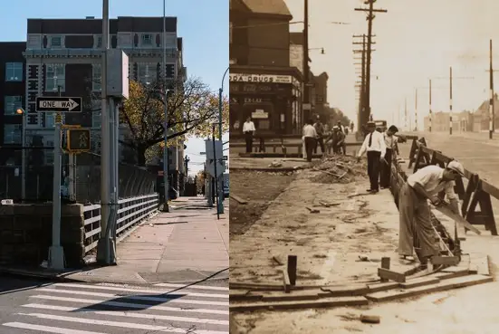 Castle Hill Avenue - 177th Street, the Bronx, then & now.